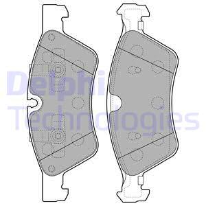 Remblokkenset, schijfrem DELPHI LP2125