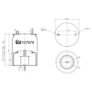 Luchtveerbalg FEBI BILSTEIN 107979