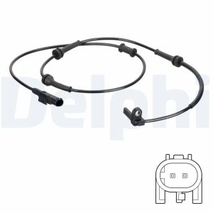 Sensor do ABS traseiro, direito DELPHI SS20764