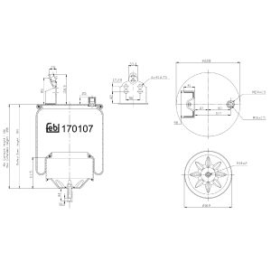 Federbalg, Luftfederung FEBI BILSTEIN 170107