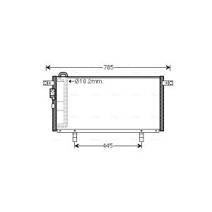 Condensador, sistema de ar condicionado AVA COOLING MT5211D