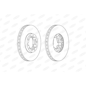 Disco de freno BERAL BCR326A