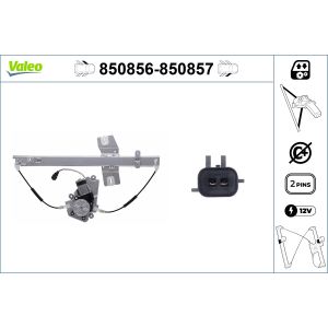 Regulador de janelas VALEO 850857