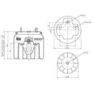 Federbalg, Luftfederung FEBI BILSTEIN 109307