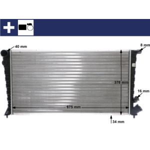 Arrefecedor do motor MAHLE CR 750 000S
