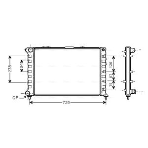 Motorkühler AVA COOLING ALA2079