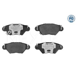 Bremsbelagsatz, Scheibenbremse MEYLE 025 232 5817/PD