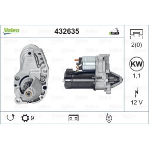 Starter VALEO 432635