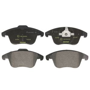 Conjunto de pastilhas de travão TEXTAR 2412301, frente