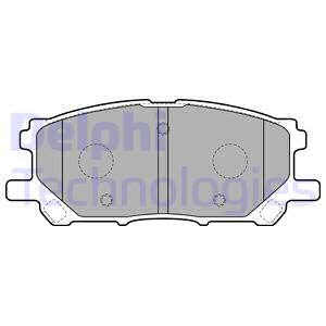 Remblokset, schijfrem DELPHI LP1823