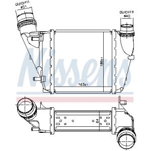 Intercooler NISSENS 96452