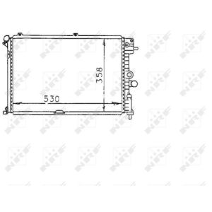 Kühler, Motorkühlung NRF 58974