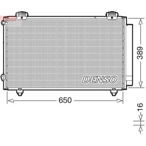 Kondensator, Klimaanlage DENSO DCN50023