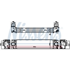 Ladeluftkühler NISSENS 961540