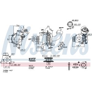 Supercharger, drukvulling NISSENS 93422