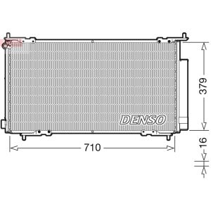Condensador, sistema de ar condicionado DENSO DCN40015