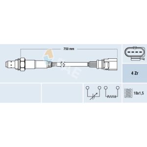 Sonde lambda FAE 77508