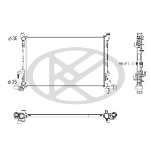 Raffreddatore motore KOYORAD PL513697