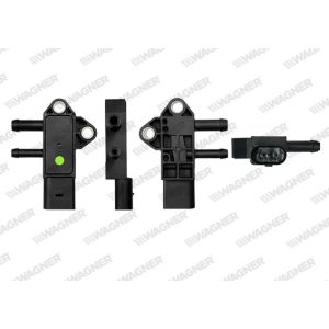 Sensor, pressãodos gases de escape WAGNER PRS00028
