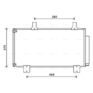 Kondensator, Klimaanlage AVA COOLING HD5247D