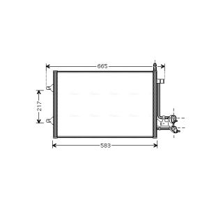 Condenseur (climatisation) AVA COOLING FDA5395