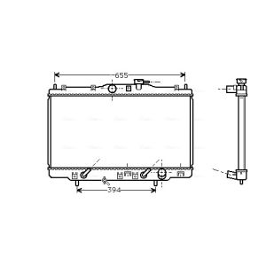 Arrefecedor do motor AVA COOLING HD2102