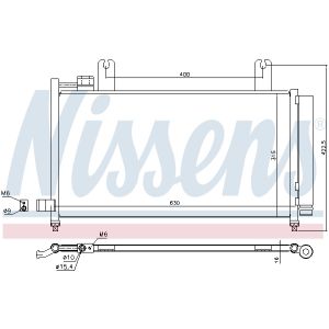 Kondensator, Klimaanlage AVA COOLING FT5490D