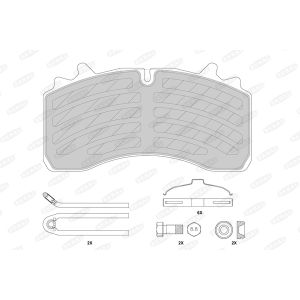 Bremsbelagsatz BERAL BCV29162TK