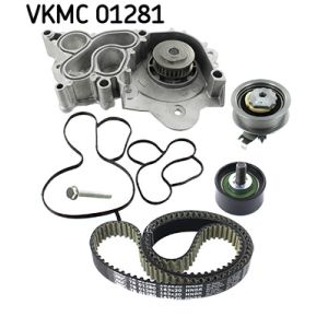 Bomba de agua + kit correa distribución SKF VKMC 01281