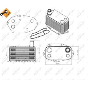 Ölkühler, Motoröl NRF 31307