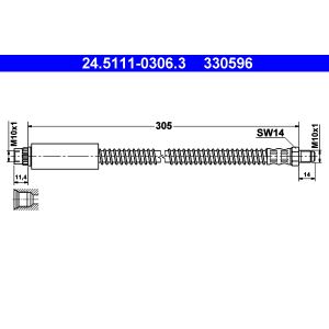 Flexible de frein ATE 24.5111-0306.3