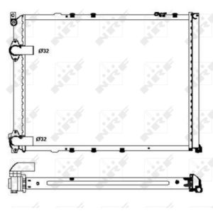 Radiator, motorkoeling NRF 58848