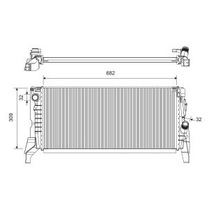 Motorkühler VALEO 701422