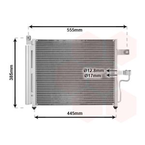 A/C-kondensor VAN WEZEL 82005081