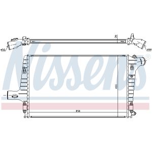 Intercooler NISSENS 96706