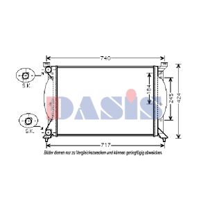 Motorkühler AKS DASIS 480064N