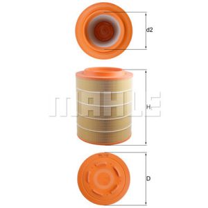 Filtro de ar MAHLE LX 4076