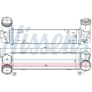 Intercooler NISSENS 96595