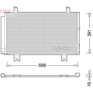 Condensatore, impianto di climatizzazione DENSO DCN51013