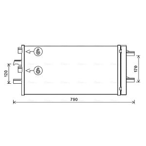 Kondensator, Klimaanlage AVA COOLING BW5550D