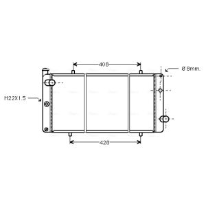 Arrefecedor do motor AVA COOLING PEA2079