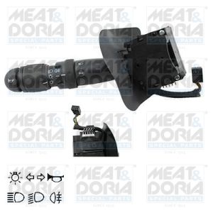 Interruptor combinado sob o volante (indicadores; luzes; limpa para-brisas) MEAT & DORIA 231277