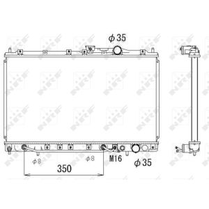 Radiateur, refroidissement moteur NRF 53283