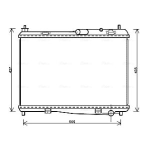 Arrefecedor do motor AVA COOLING FD2440