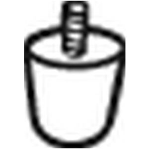 Rubberstrip, uitlaatsysteem BOSAL 255-410