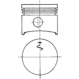 Pistão KOLBENSCHMIDT 93 696 600
