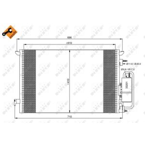 Condensador, aire acondicionado NRF 35929