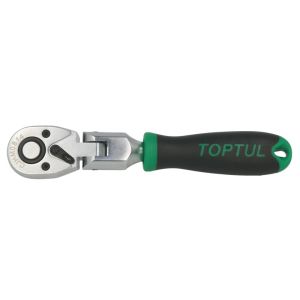 Carraca de 1/2". TOPTUL 1/4 " Longitud 142mm (72 dientes)