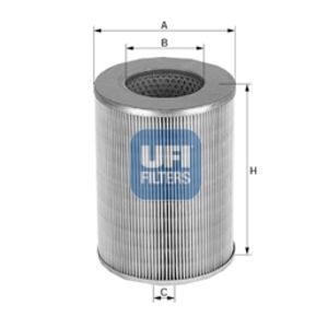 Filtro de ar UFI 27.235.00