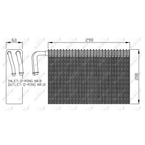 Evaporador, aire acondicionado EASY FIT NRF 36146